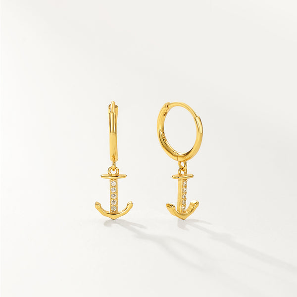 FE2808 925 Sterling Silver Cubic Zirconia Boatsight Dangle Earrings