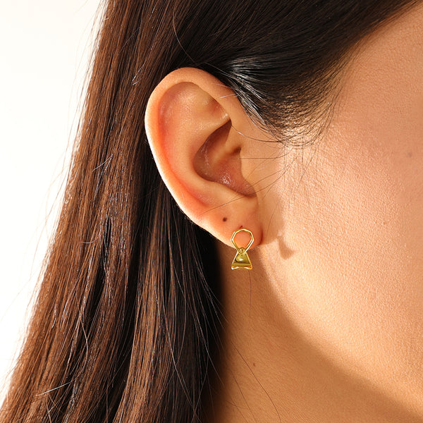FE3157 Can Pull Tab Stud Earring