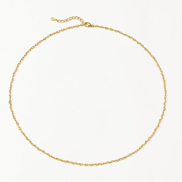 FX1290 925 Sterling Silver Heart Women Chain Necklace