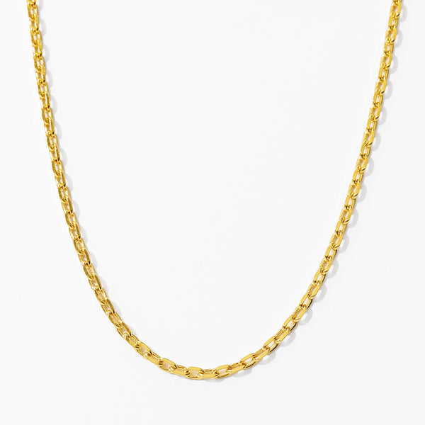FX1293 925 Sterling Silver Simple Chain Necklaces