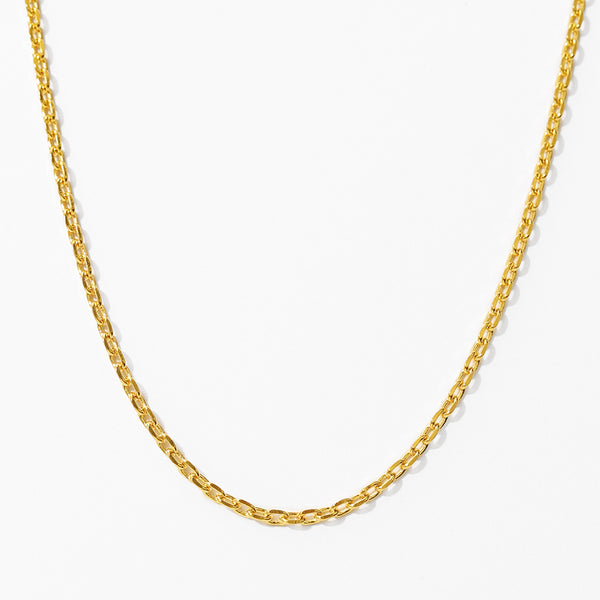 FX1292 925 Sterling Silver Simple Chain Necklaces