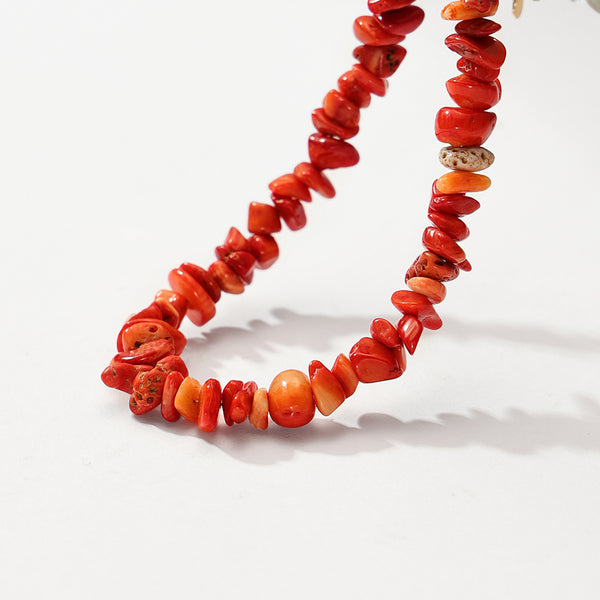 PB0089 925 Sterling Silver Shattered Red Crystal Bracelet