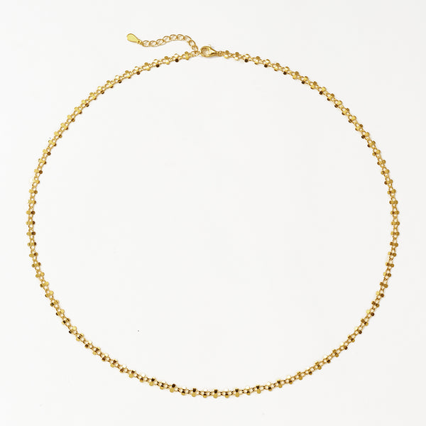 FX1285 925 Sterling Silver Classic Cross Chain Necklace