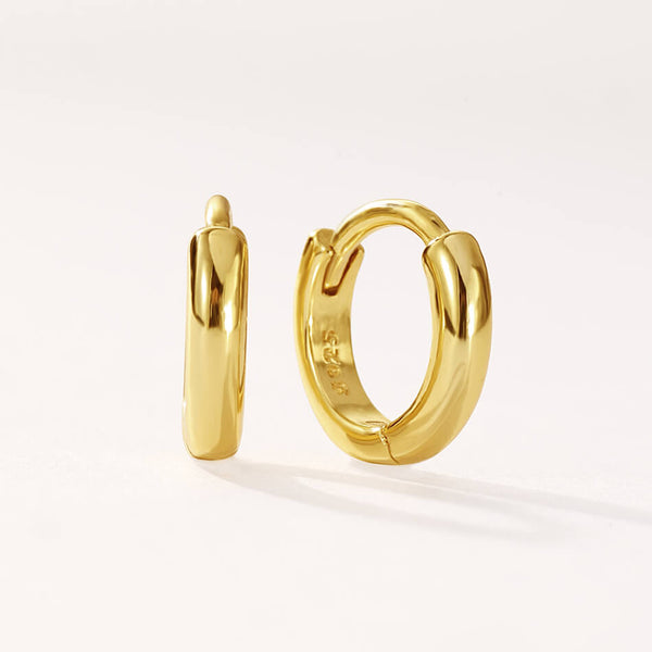 FE3477 Classic Simple Huggie Hoop Earrings