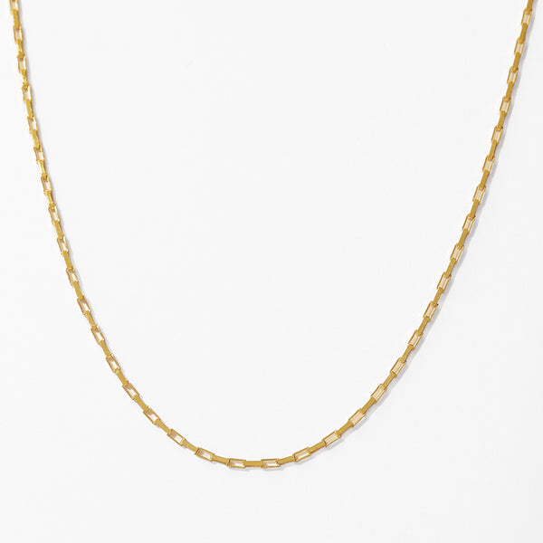 FX1296 925 Sterling Silver Small Bar Chain Necklaces