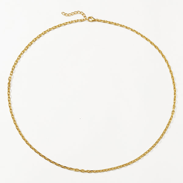FX1293 925 Sterling Silver Simple Chain Necklaces