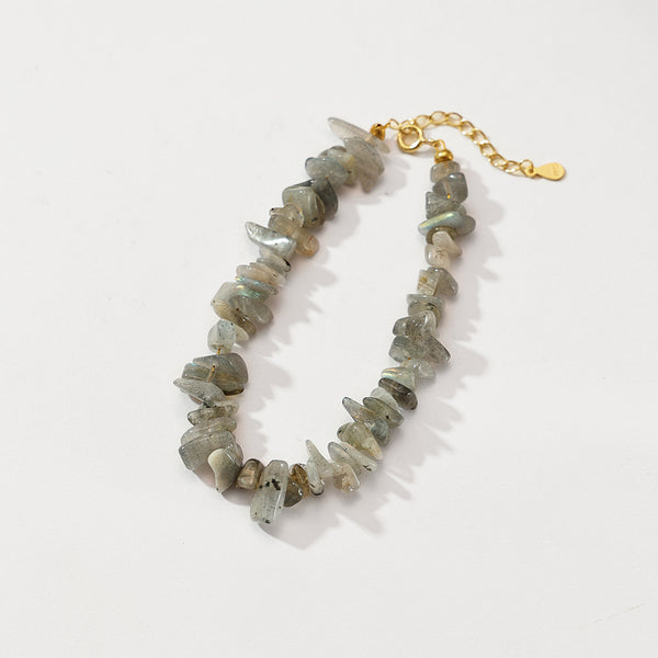 PB0085 925 Sterling Silver Shattered Crystal Bracelet