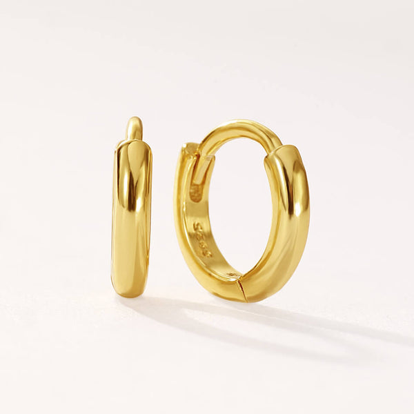 FE3477 Classic Simple Huggie Hoop Earrings
