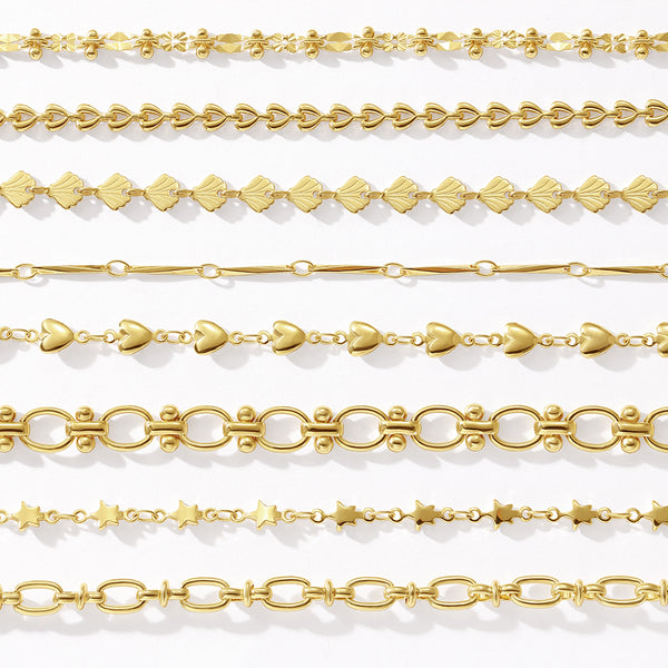 BFX1773 Star Chain Necklace