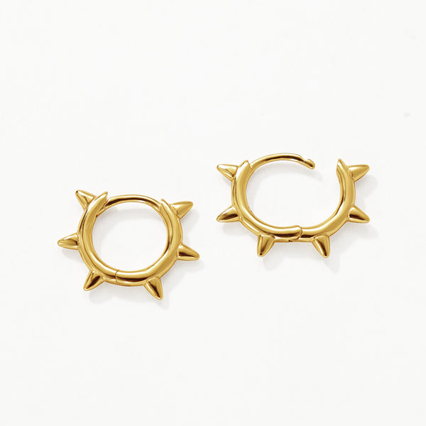 FE3145 Spike Hoop Earring