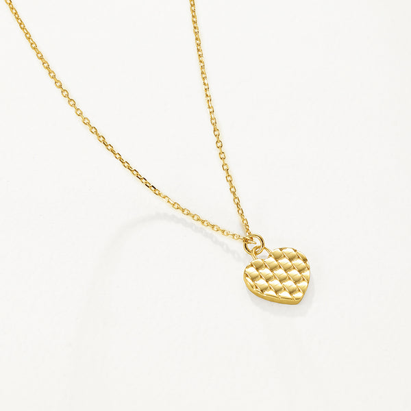 VFX0033 Minimalist Heart Pendant Necklace