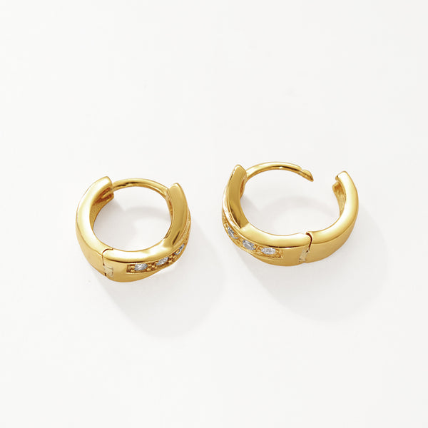FE3203 X Hoop Earring