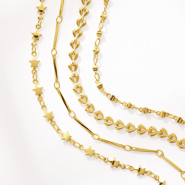 BFX1773 Star Chain Necklace