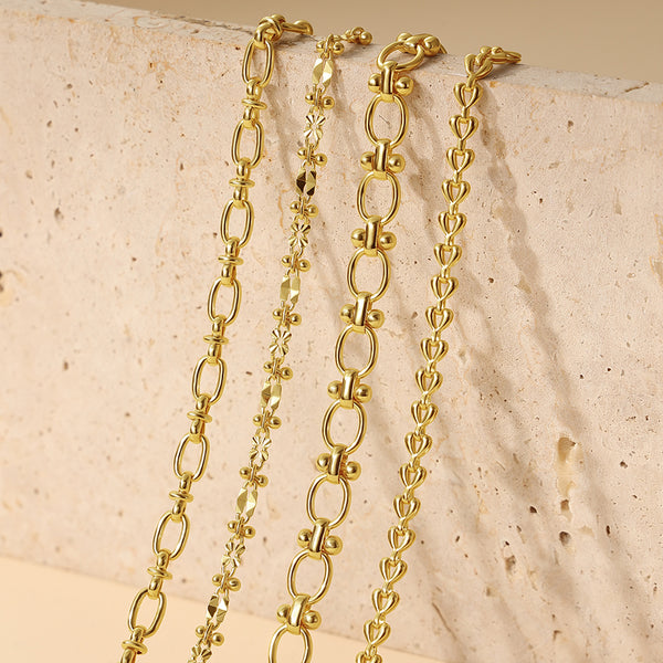 Heart Link Chain Necklace