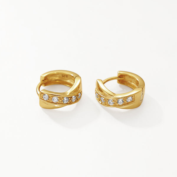 FE3203 X Hoop Earring