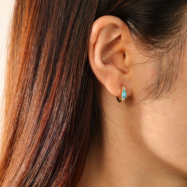 FE2805 925 Sterling Silver Women Hoop Earring