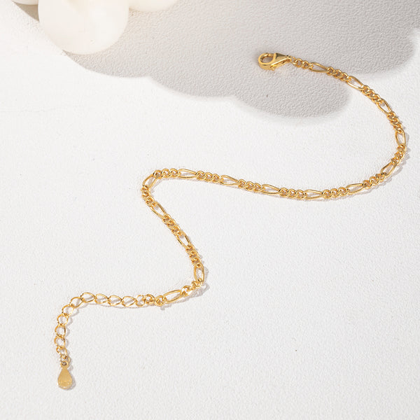 FS0196 925 Sterling Silver Chain Bracelet