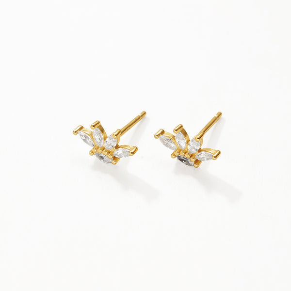 FE3165 Lris Marquise CZ Stud Earring