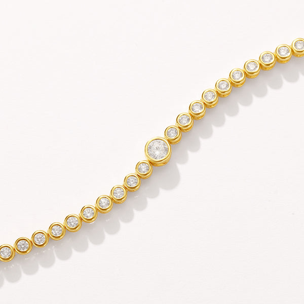 BVFS0712 Brass CZ Tennis Bracelet