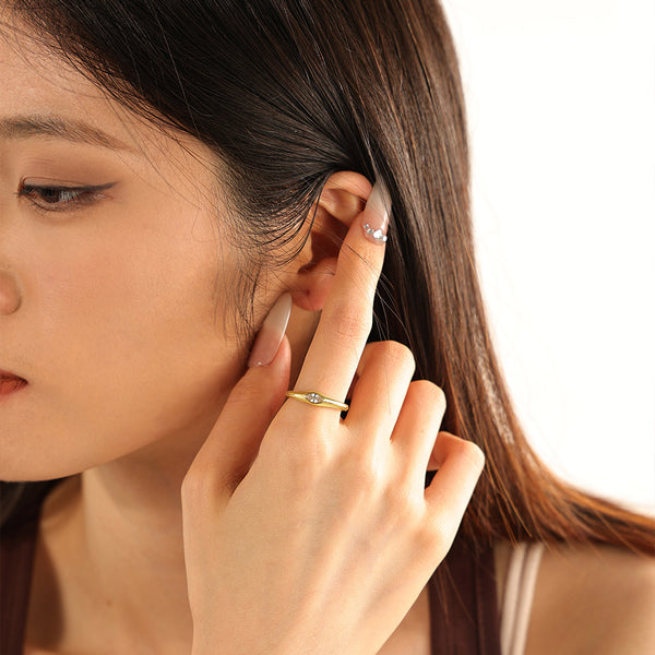 VFJ0151 Marqurise CZ Women Ring