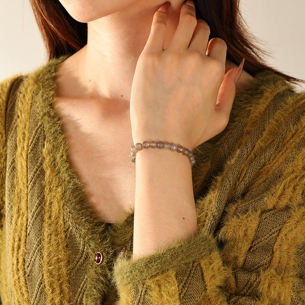 PB0116 Agate Charm Beaded Bracelets