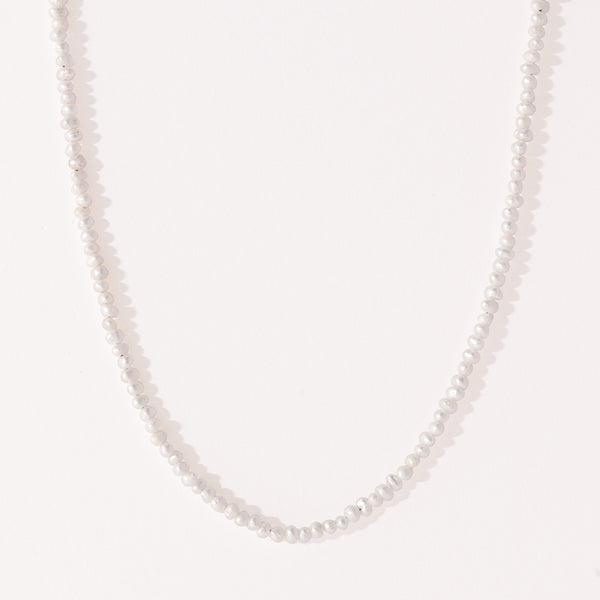 FX0729 925 Sterling Silver Freshwater Pearl Necklaces