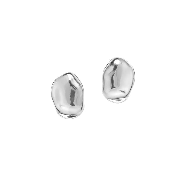FE2723 925 Sterling Silver Irregular Geometric Stud Earrings