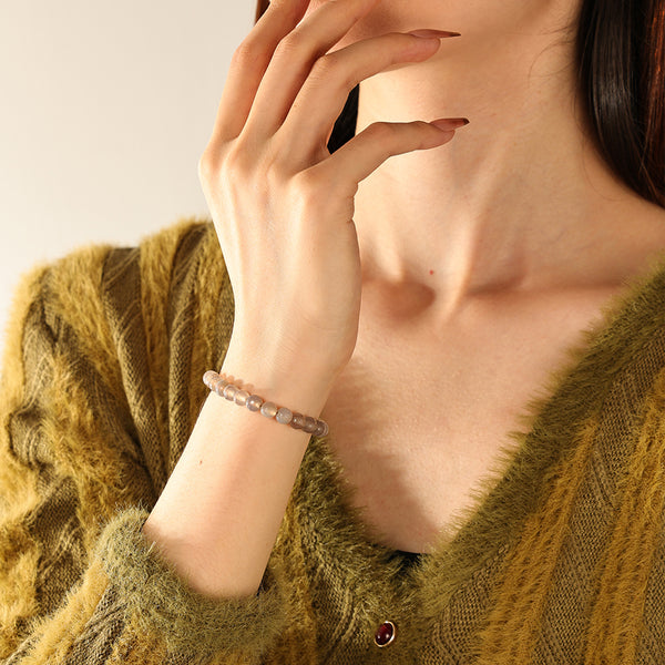 PB0116 Agate Charm Beaded Bracelets