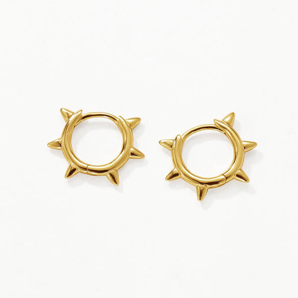 FE3145 Spike Hoop Earring