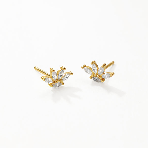 FE3165 Lris Marquise CZ Stud Earring