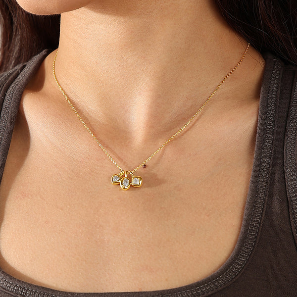 VFD0688 Oval CZ Charms