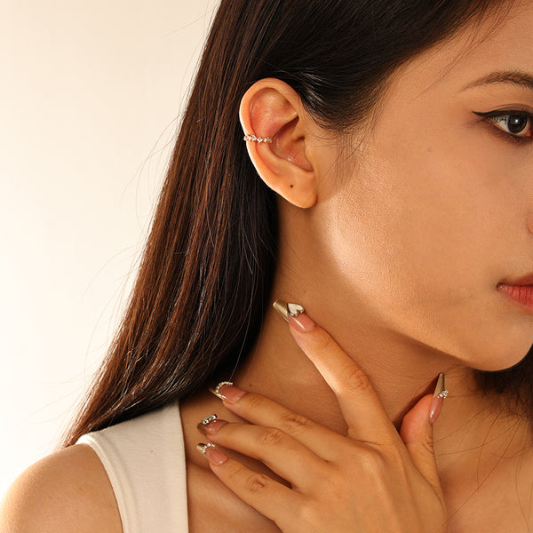 FE2926 925 Sterling Silver U-shaped Ear Cuff