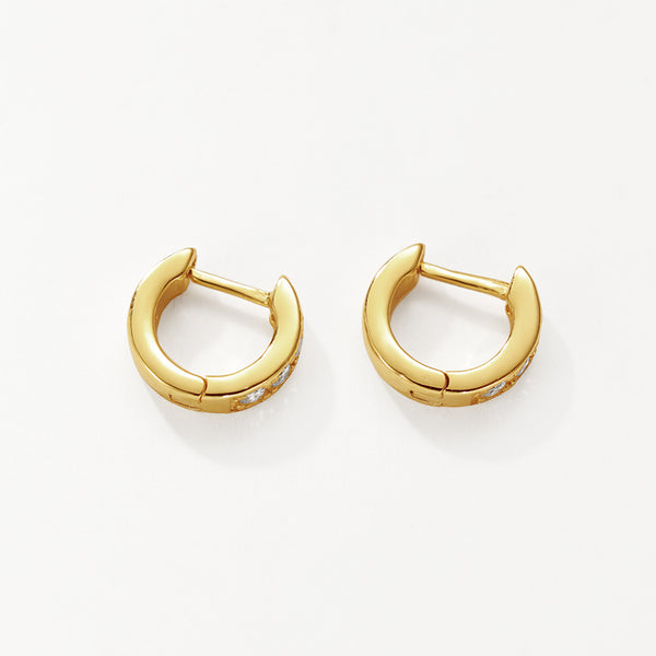 FE3131 Women Zirconia Hoop Earring