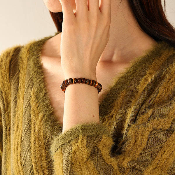 PB0134 925 Sterling Silver Charm Beaded Bracelets