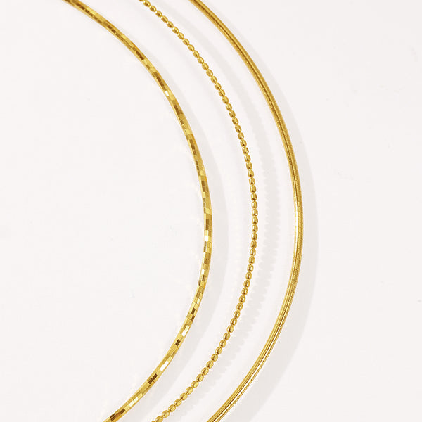 FX1774 925 Sterling Silver Collar Necklace