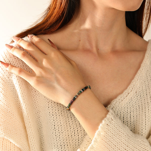 PB0154 Indian Agate Charm Beads Bracelets