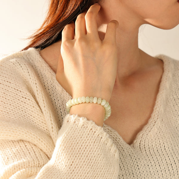 PB0153 925 Sterling Silver Beads Women Bracelets