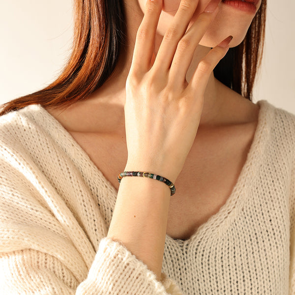 PB0154 Indian Agate Charm Beads Bracelets