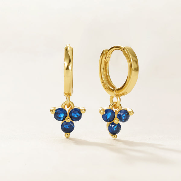 VFE0284 Birthstone Trio Hoop Earrings