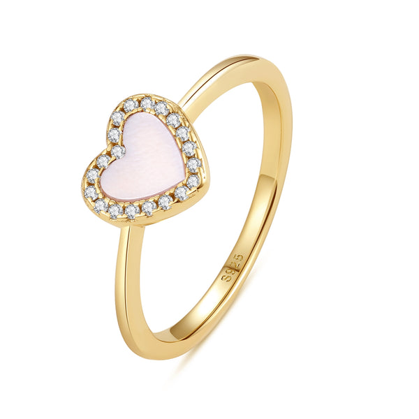 Pink Mother Of Pearl Women Jewelry Set