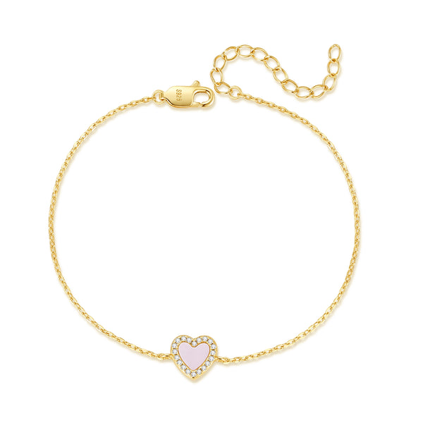 Pink Mother Of Pearl Women Jewelry Set