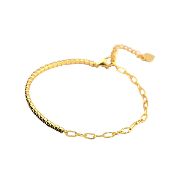 YHB017 925 Sterling Silver Cubic Zirconia Tennis Bracelet