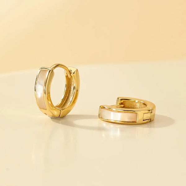 Copy of FE2061 Natural Stone Malachite Lapis Lazuli Hoop Earrings