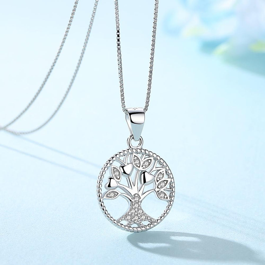 YX1514 925 Sterling Silver Hot Sale Tree of Life Necklace