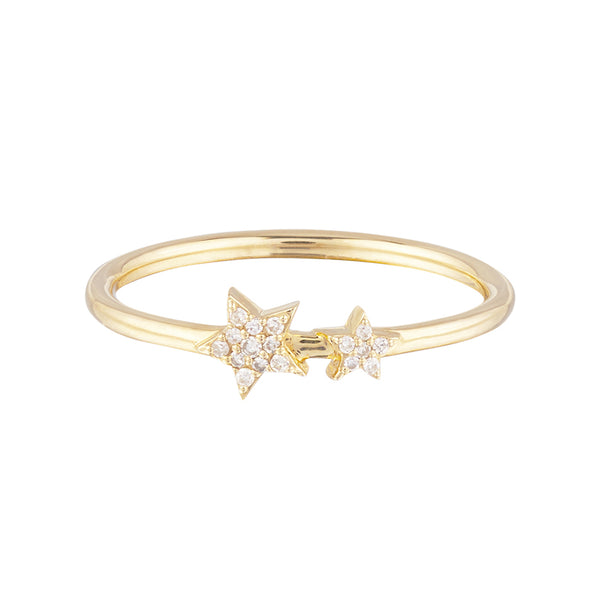 FJ0245 925 Sterling Silver Star Ring
