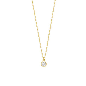 FX0014 925 Sterling Silver Diamond Choker Necklace