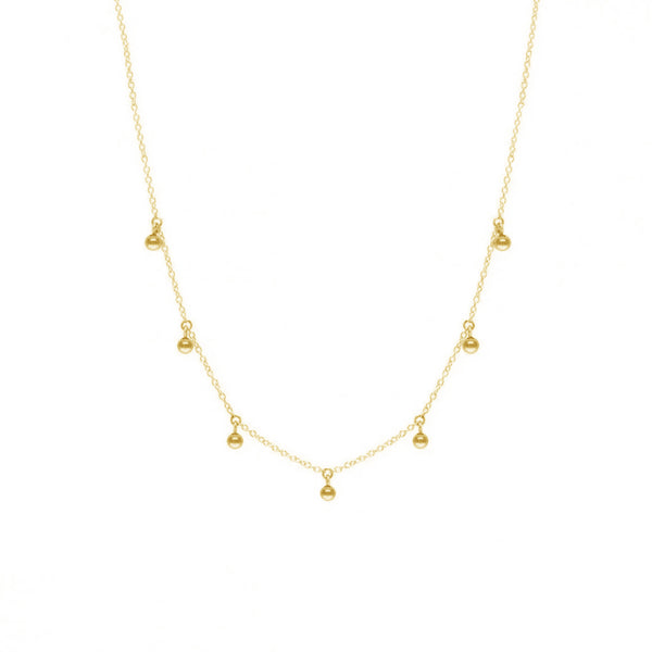 FX0011 925 Sterling Silver Ball Choker Necklace