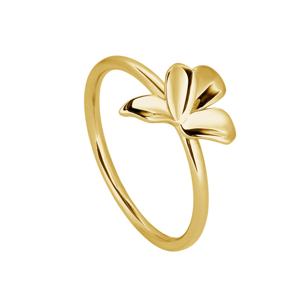 FJ0374 925 sterling silver Jasmine Gold Ring