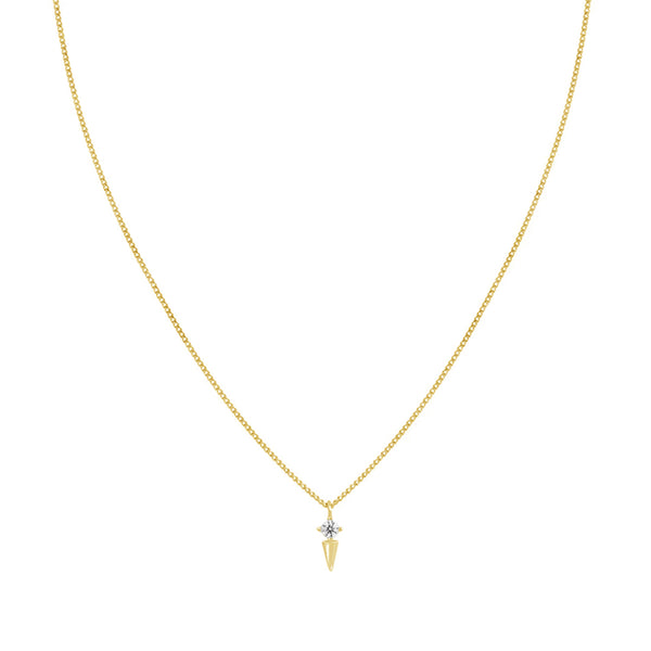 FX0064 925 Sterling Silver Mystic Spike Necklace