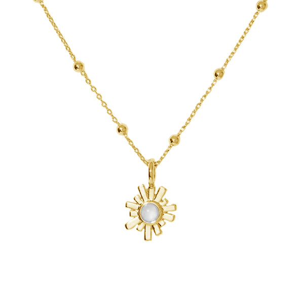 FX0360 Moonstone Penndant Necklace